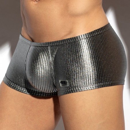 Trunk Art Deco Metallic - silver