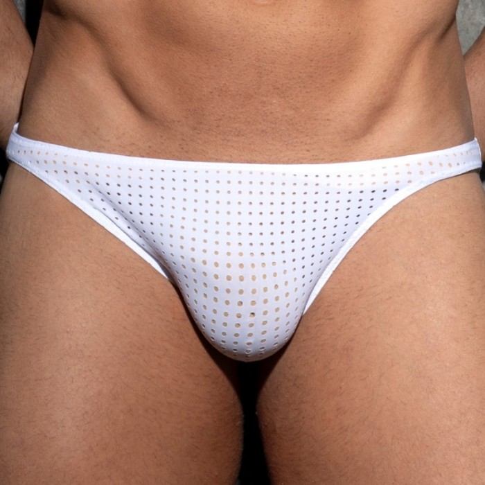 String de la marque AD FÉTISH - String Excite mesh - blanc - Ref : ADF203 C01
