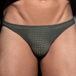 String de la marque AD FÉTISH - String Excite mesh - kaki - Ref : ADF203 C12