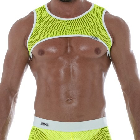 Tof Paris Gelbes Neon Mesh Geschirr