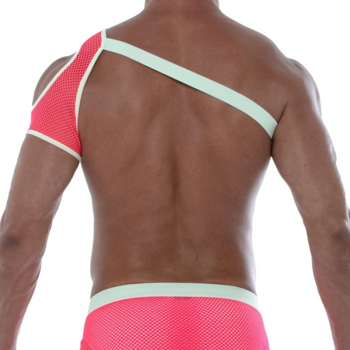 Harness of the brand TOF PARIS - Tof Paris Neon Mesh Shoulder Harness Pink - Ref : TOF244PF