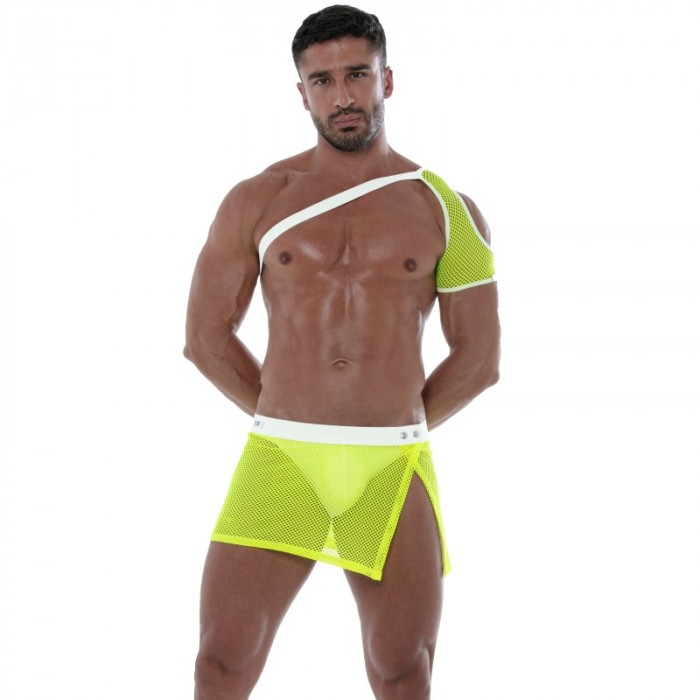 Geschirr der Marke TOF PARIS - Tof Paris Neon Mesh Schultergurt Gelb - Ref : TOF244JF