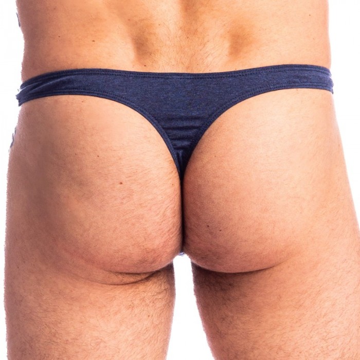 String de la marque L HOMME INVISIBLE - Bleu de Chine - String Bikini L Homme Invisible - Ref : UW26 C49