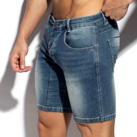 Bermuda-Jeans Dénim - blau