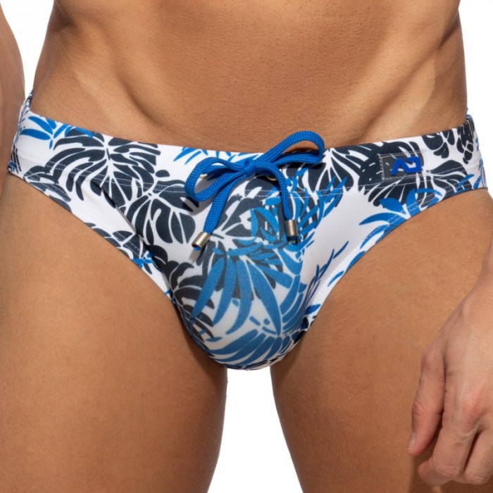 Slip de bain de la marque ADDICTED - Slip de bain Tropicana - bleu - Ref : ADS338 C16