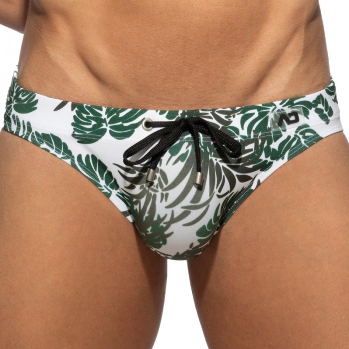 Badeschein der Marke ADDICTED - Slip de bain Tropicana - kaki - Ref : ADS338 C12