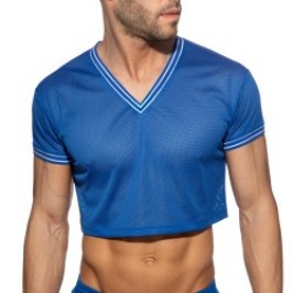Crop top Slam V-neck - bleu...