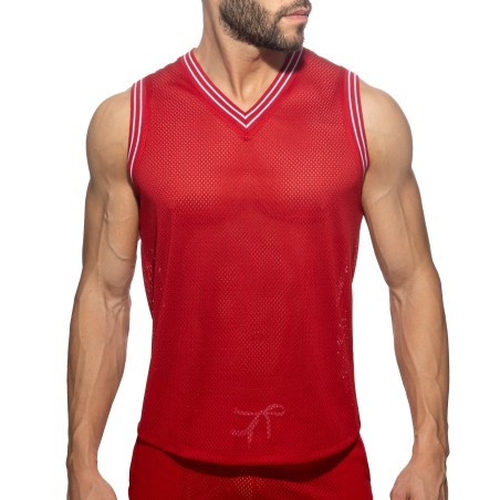 Canotta con scollo a V Slam - rosso
