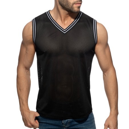 V-Neck Tank Top Slam - black