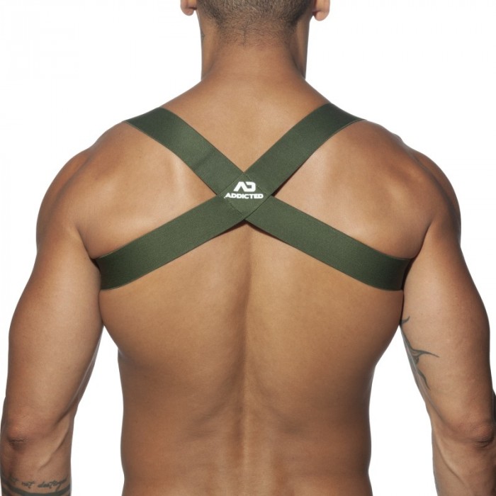 Harness of the brand ADDICTED - Spider Harness - khaki - Ref : AD814 C12