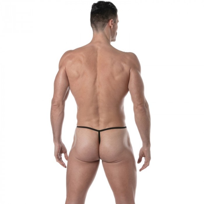 Tanga de la marca TOF PARIS - Tanga de malla Circuit inspirado en Tof Paris Chaps Black - Ref : TOF399N