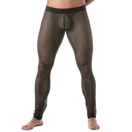 Leggings Circuit en résille Tof Paris Noir