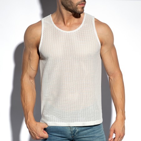 Camiseta de tirantes Formentera retro - marfil