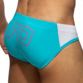 Slip de bain de la marque ADDICTED - Slip de bain flash AD - turquoise - Ref : ADS342 C09