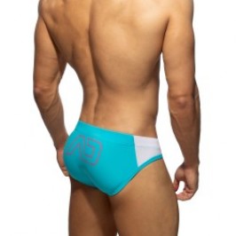 Slip de bain de la marque ADDICTED - Slip de bain flash AD - turquoise - Ref : ADS342 C09