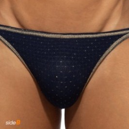 Bagno breve del marchio ADDICTED - copy of String de bain réversible régal - ivoire - Ref : ADS337 C09