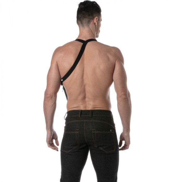 Harness of the brand TOF PARIS - Elastic Pocket Harness3D Tof Paris - Silver - Ref : TOF467A