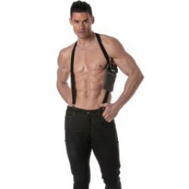 Harness of the brand TOF PARIS - Elastic Pocket Harness3D Tof Paris - Silver - Ref : TOF467A