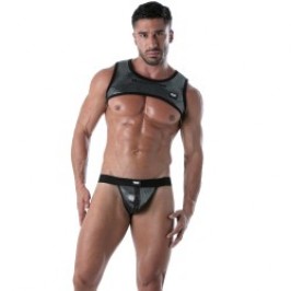 Cinturino Jock del marchio TOF PARIS - Jockstraps con cinturino a scatto 3D Tof Paris - Argento - Ref : TOF472A