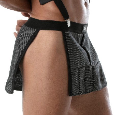 Tablier de taille 3D Tof Paris - Noir/Gris