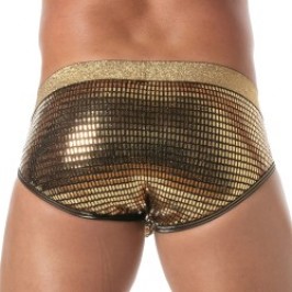 Brief of the brand TOF PARIS - Glitter Briefs Tof Paris - Gold - Ref : TOF506O