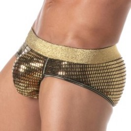 Brief of the brand TOF PARIS - Glitter Briefs Tof Paris - Gold - Ref : TOF506O