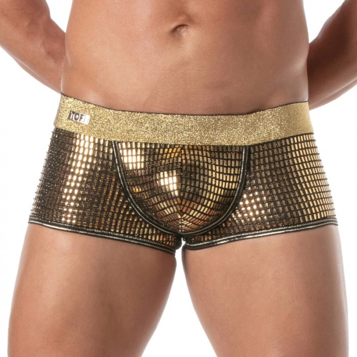 Shorts Boxer, Shorty de la marca TOF PARIS - Boxer Glitter Tof Paris - Oro - Ref : TOF507O
