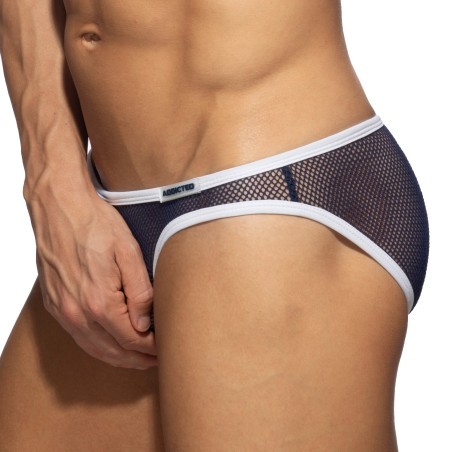 Mini Slip Mesh fever - Marineblau