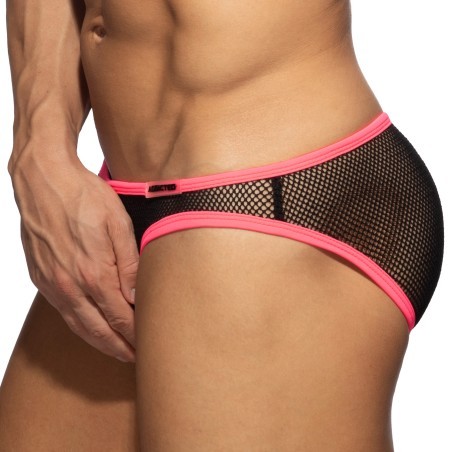Mini Slip Mesh febbre - Nero