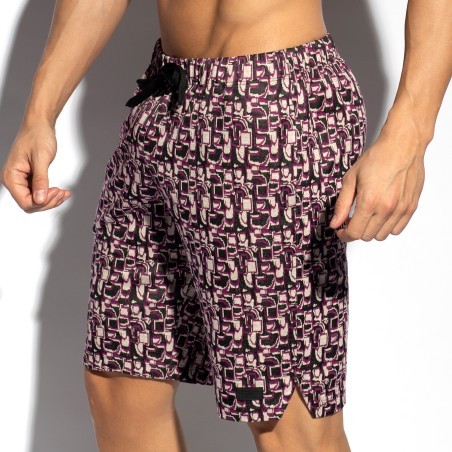 Bermudashorts Labyrinth - Lila