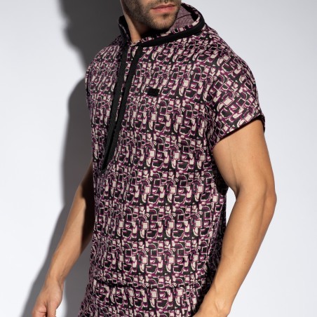 Sweat à capuche relaxed sleeveless - Violet