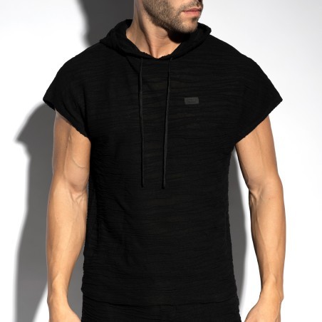 Arakis Ärmelloser Hoodie - Schwarz