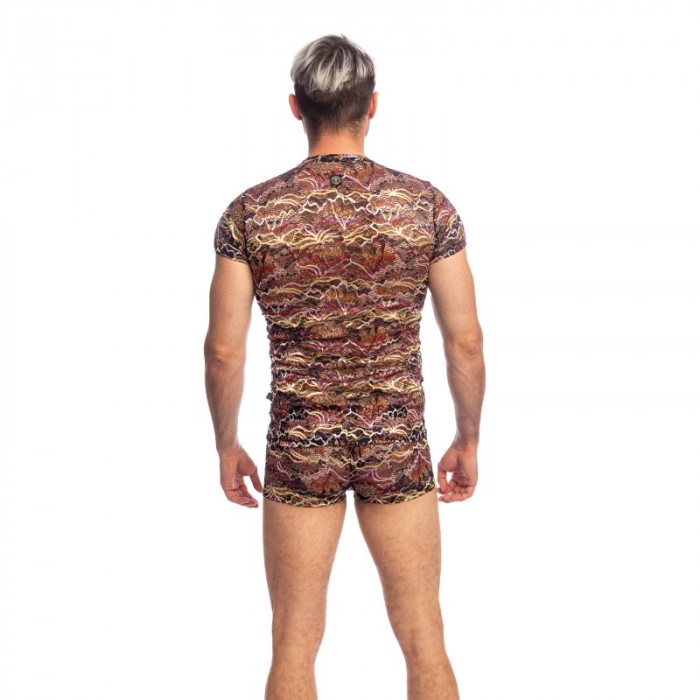 Maniche del marchio L HOMME INVISIBLE - Opulento Tshirt con scollo V L Homme Invisible - Ref : MY73 OPU 001