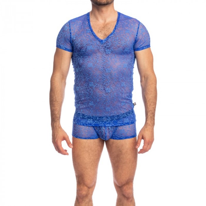 Kurze Ärmel der Marke L HOMME INVISIBLE - Palermo T-Shirt mit V-Ausschnitt L Homme Invisible - Ref : MY73 RMO 048