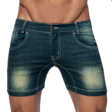 Jeansshorts - Schwarz