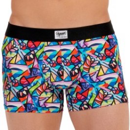 Boxer, shorty de la marque HOM - Boxer Idylle HOM x Julien Raynaud édition limitée - Ref : 402997 P023