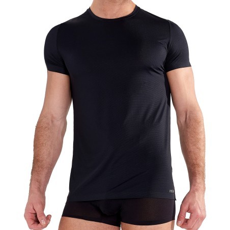 Rundhals-T-Shirt H-Fresh HOM - schwarz