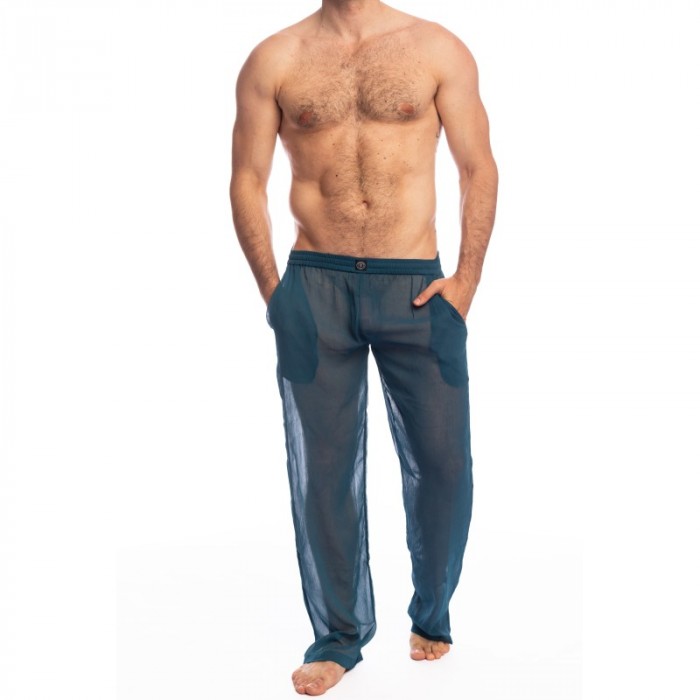 Home of the brand L HOMME INVISIBLE - Chantilly Teal - Pantalon L Homme Invisible - Ref : HW144 CHA 015
