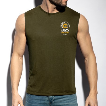 Camiseta sin mangas Circuit Festival 2025 - Caqui
