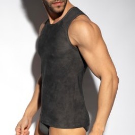 Débardeur de la marque ES COLLECTION - Débardeur Simsuede - Gris - Ref : TS339 C15