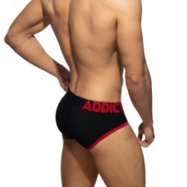 Slip del marchio ADDICTED - Slip Pique tricolore - Noir - Ref : AD1349 C10