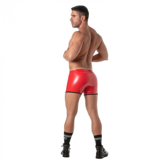 Boxer shorts, Shorty of the brand TOF PARIS - Easy Access Boxers Vinyl Tof Paris - Red - Ref : TOF495R