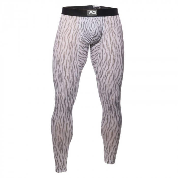  Long Johns of the brand ADDICTED - Long John Tiger Print - grey - Ref : AD976 C11