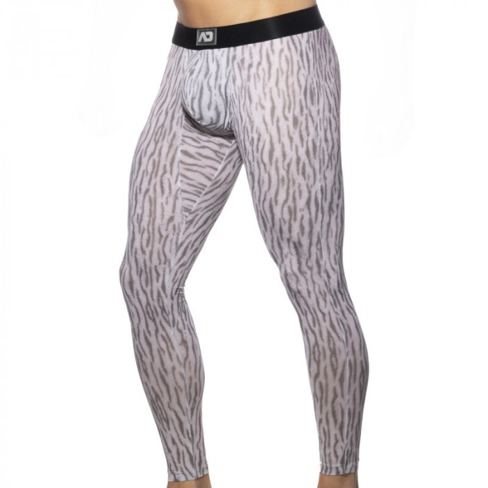 Shorts lunghi boxer del marchio ADDICTED - Long John Tiger Print - grigio - Ref : AD976 C11