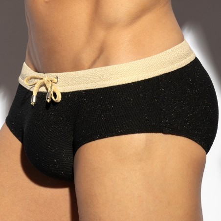 Laufsteg-Badeshorts - Schwarz