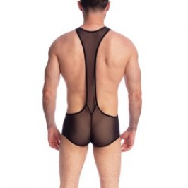 Body del marchio QURIOSÉ - Sheer Sensations - Body Wiggle It Quriosé - Ref : BD01 MES BLK