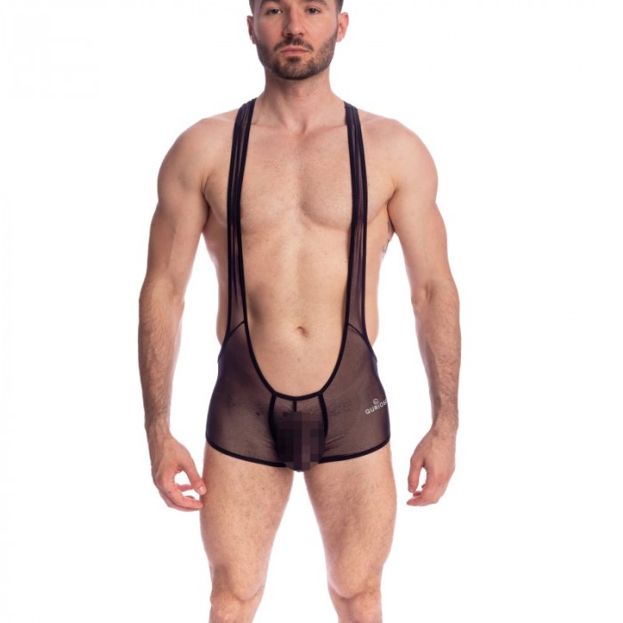 Body del marchio QURIOSÉ - Sheer Sensations - Body Wiggle It Quriosé - Ref : BD01 MES BLK
