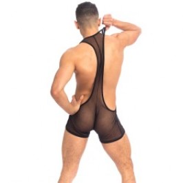Body of the brand QURIOSÉ - Sheer sensations - Body Singlet Quriosé - Ref : BD02 MES BLK