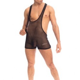 Body of the brand QURIOSÉ - Sheer sensations - Body Singlet Quriosé - Ref : BD02 MES BLK