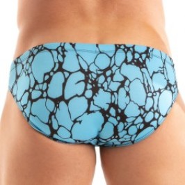 Bath Brief of the brand TOF PARIS - Swim Bikini Printed Tof Paris - Blue - Ref : TOF542BU